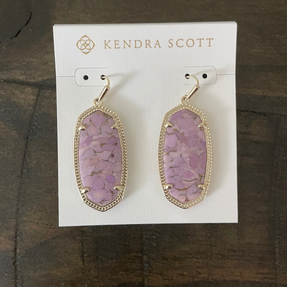 Kendra Scott Lilac Bronze Veined Elle's